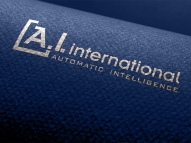 A.I.international - logotipa dizains