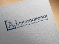 A.I.international - logotipa dizains