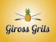 Giross grils - logotipa dizains