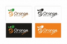 Orange Bazaar - logotipa dizaina izstrāde          